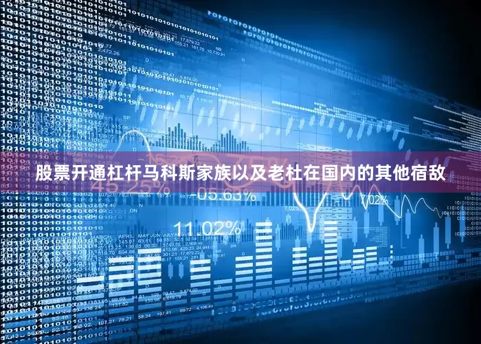 股票开通杠杆马科斯家族以及老杜在国内的其他宿敌