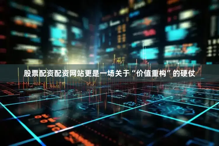 股票配资配资网站更是一场关于“价值重构”的硬仗